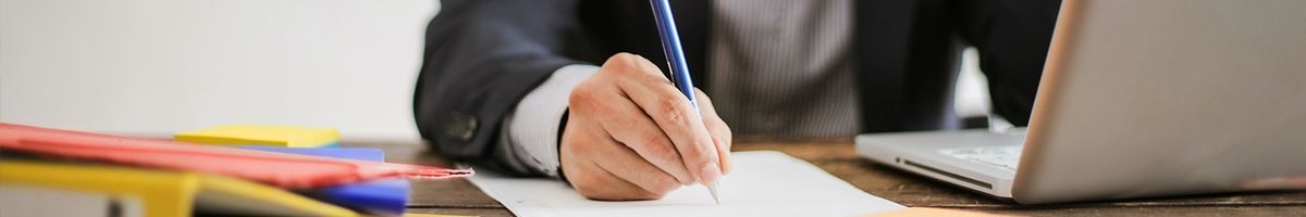 Coverage - Hand writing on document