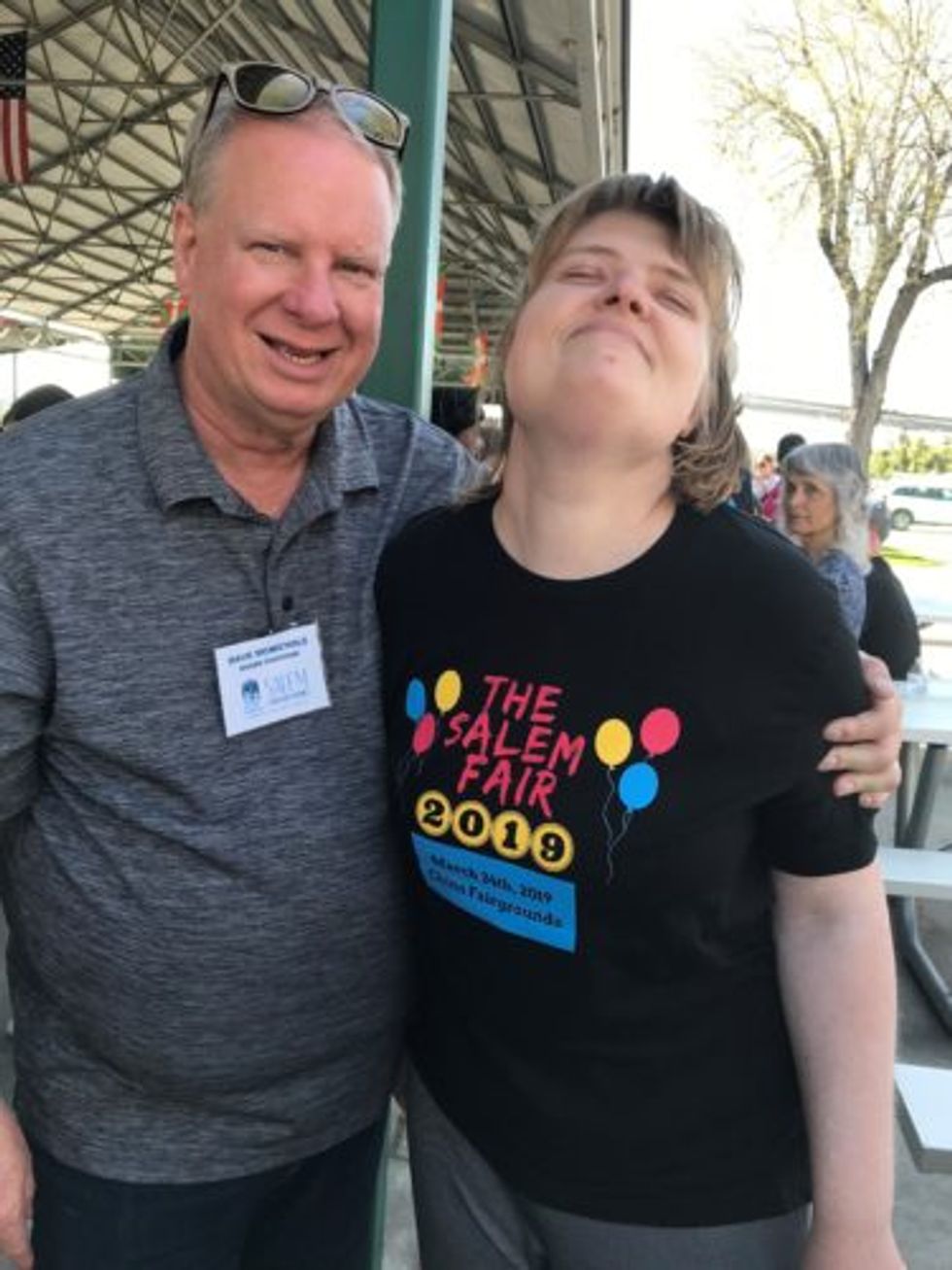 Dave McNichols with daughter