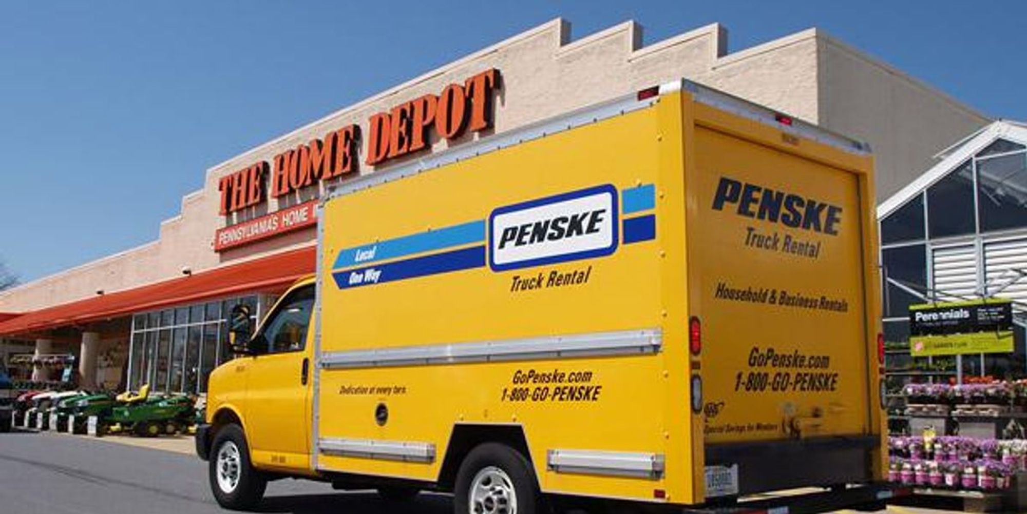 Home Depot Truck Rental At Penske Penske Truck Rental Penske Truck