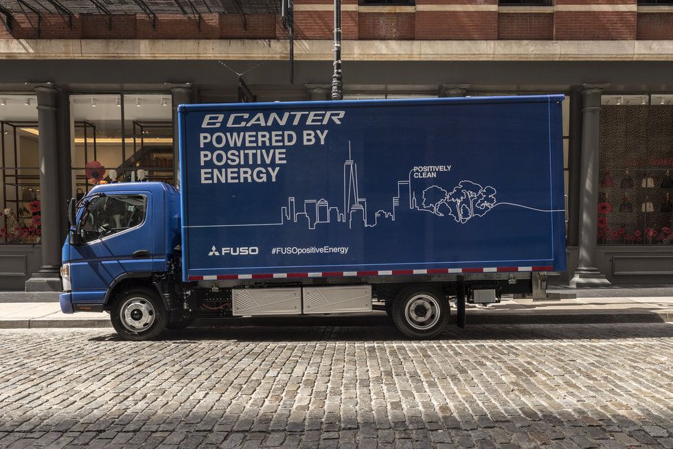 Penske Truck Leasing Added FUSO eCanter Electric Work Trucks