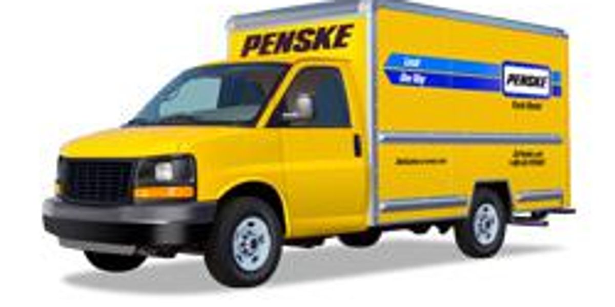 OneWay 12 Foot Box Truck Rental Penske Truck Rental