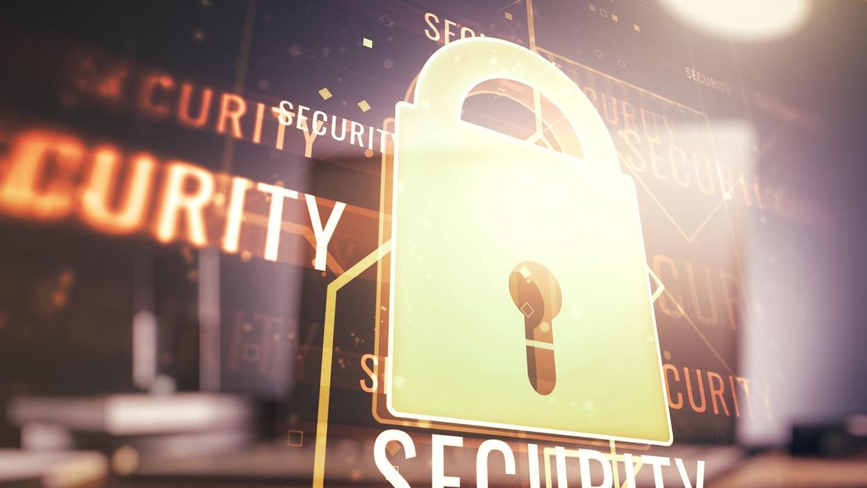 security image with lock
