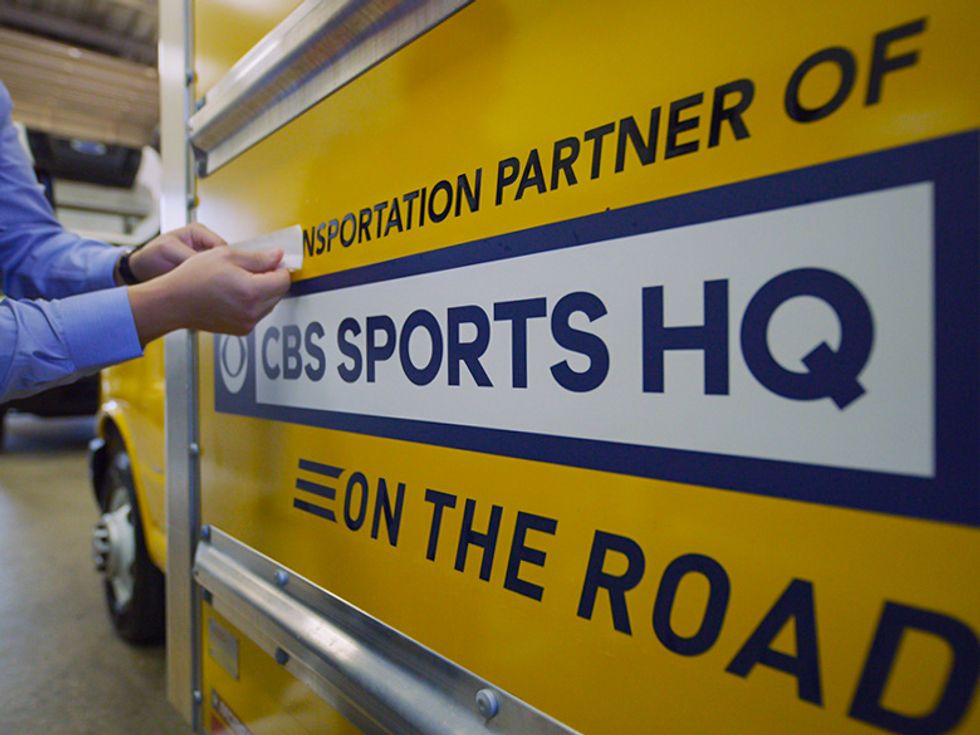 Penske is Official Transportation Partner of CBS Sports HQ on the Road