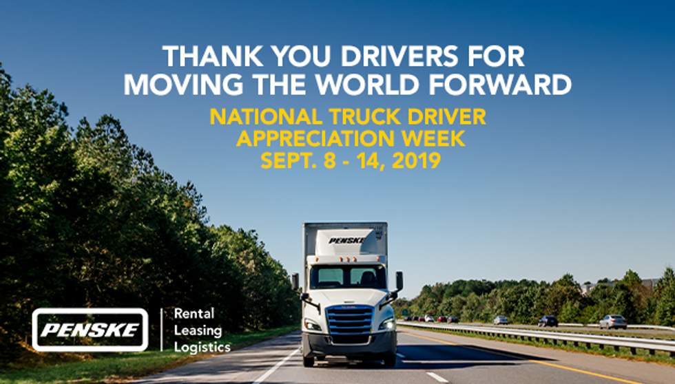 Penske Logistics Thanks its Drivers During National Truck Driver Appreciation Week