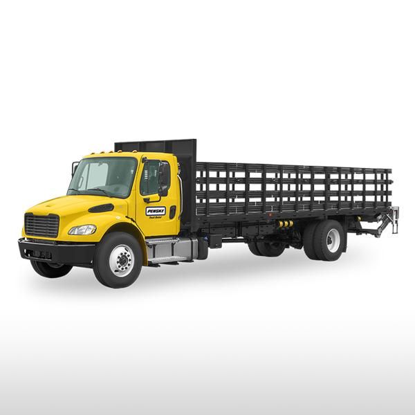 to Foot 24 Truck Rental - Penske Flatbed CDL 26 Truck Rental