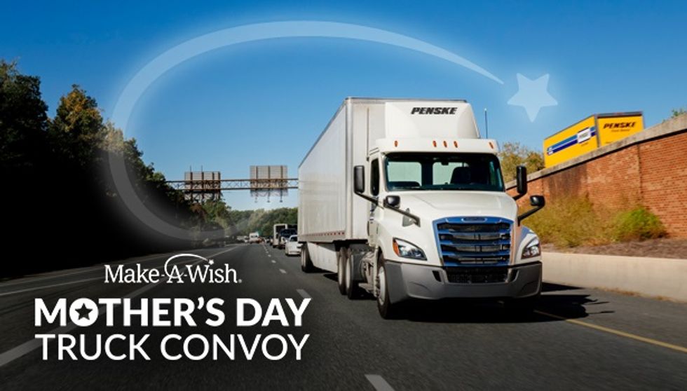 Penske Helps Mothers Day Truck Convoy Celebrate 30th Anniversary