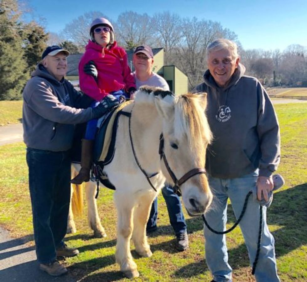 Pictured (from left) are Frank Krisak, Megan Weir, John Weir and Harry Swimmer.